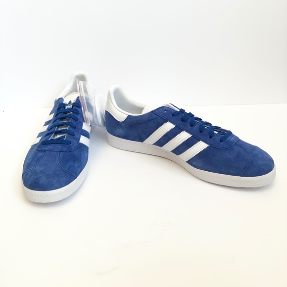 Adidas Gazelle Sneakers in Royal Blue/White sz 11 Mens US + extra laces NIB - Picture 2 of 10